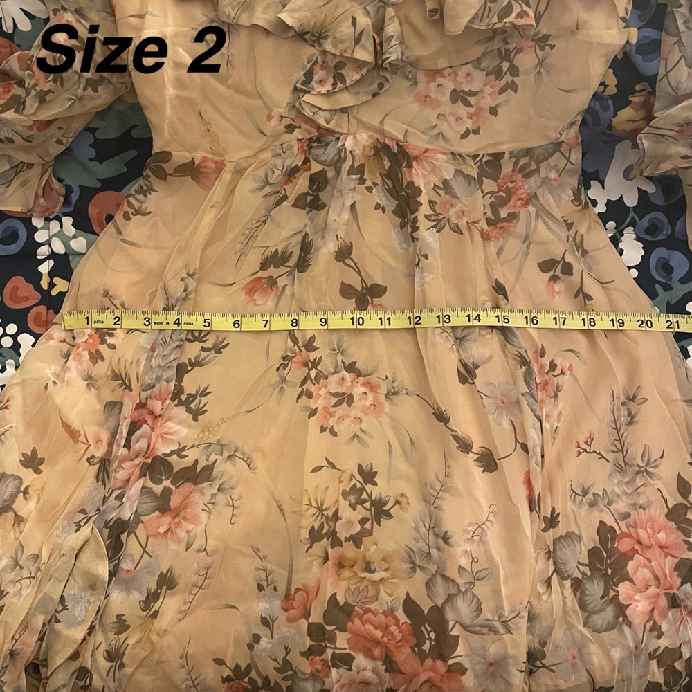 Zimmermann Aerial Ruffle Floral Silk Maxi Dress - Picture 16 of 16